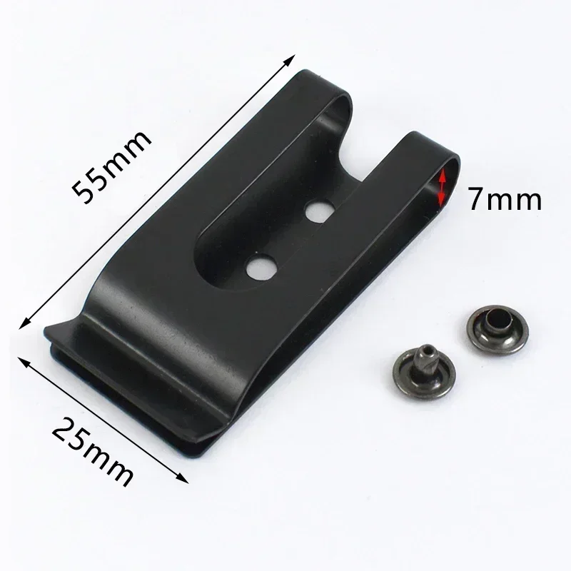 Durable Metal Belt Clips and Keychain Holder Accessories