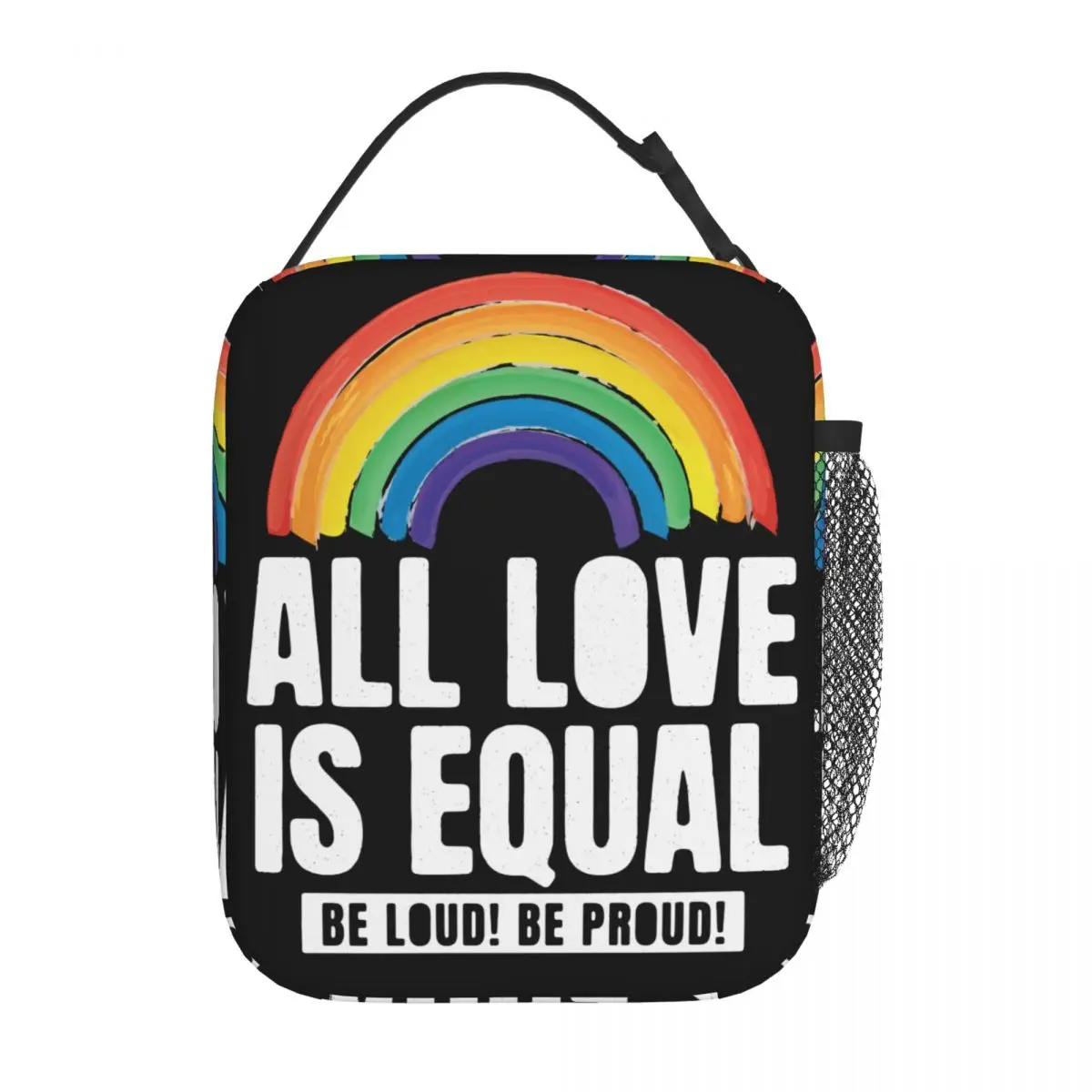 

All Love Is own Pride ЛГБТ, радужная Мерч Изолированная обеденная сумка, холодильник для пикника, холодильник для пикника, коробка для бенто