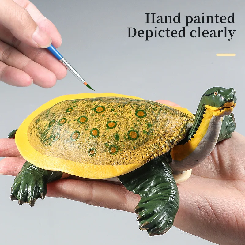 Sea Turtle Leatherback Figurine - Educational PVC Toy Gift