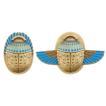 Moon Knight TV series powers The Scarab Prop Pointing to Ammit ushabti Marc Spector Scarab Beetle Pendant Necklace Alloy Cosplay Props