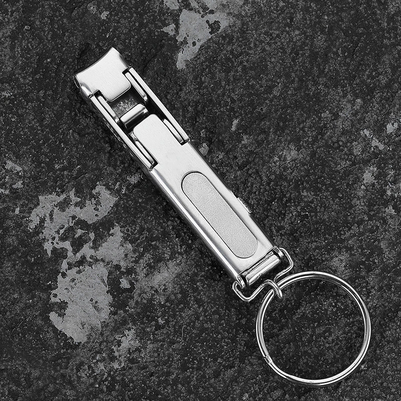 Nail Clipper 1PC Foldable 0.5cm Ultra-thin Portable Stainless Steel Nail Toe Cutter Trimmer Scissor Manicure Pedicure Tool