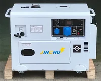 Groupe électrogène portable JC haute qualité 5KW 8KVA 10KW double carburant GPL essence biogaz 6-12KW 2