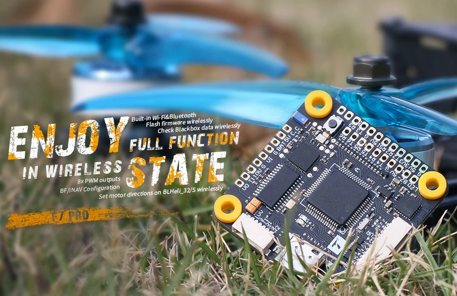 T-Motor F7 Pro 완전 기능 30x30 비행 컨트롤러 와이파이 포함 RC 레이싱 드론 FPV용 DJI 유닛 호환