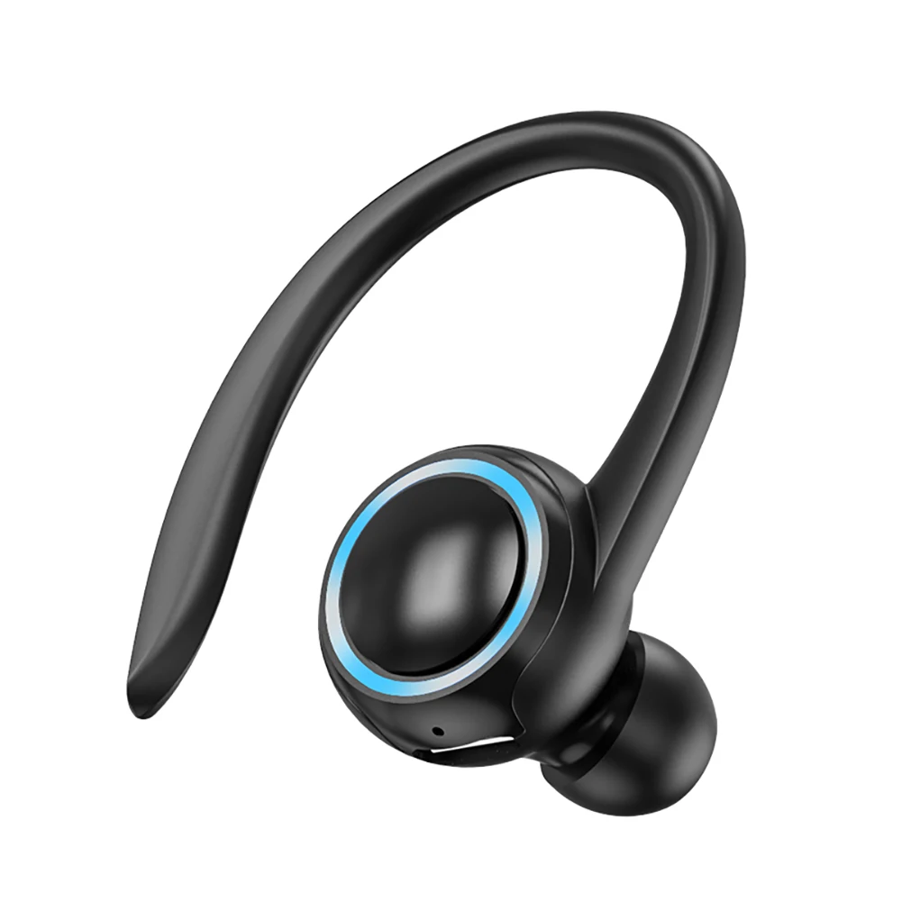T10 Wireless Headset Noise Canceling Waterproof Earphones LED Lighting Stereo HIFI Single Headphone For Phones Laptop Tablet