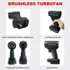 Portable Blower Turbo Jet Fan Electric Power Blower Car Wash Dryer Handheld Violent Turbo Fan (No Battery) 4