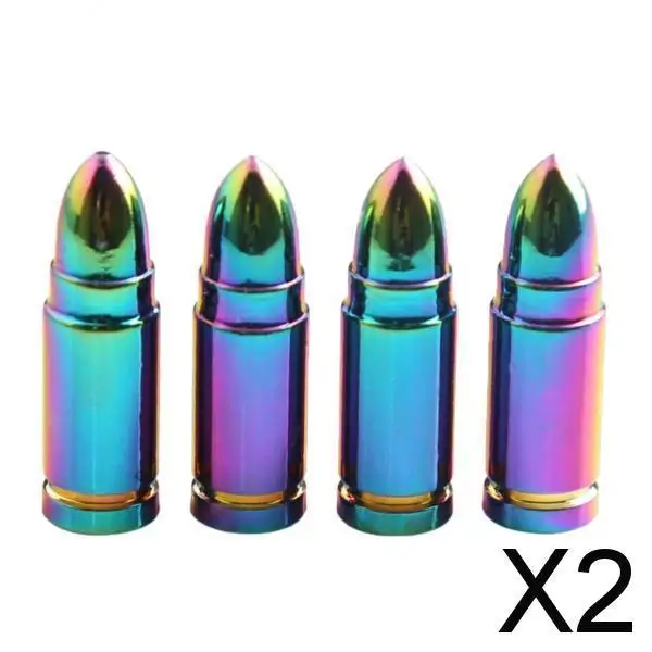 

Цветные алюминиевые колпачки для шин 2x4 шт.