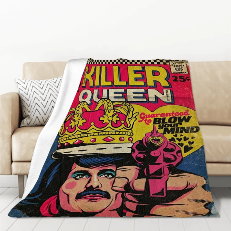 

Furry Queen Bed Blankets & Throws Blanket Double Warm Winter Blanket Bedspread on the Bed Sofa Blankets and Bedspreads Knee Baby
