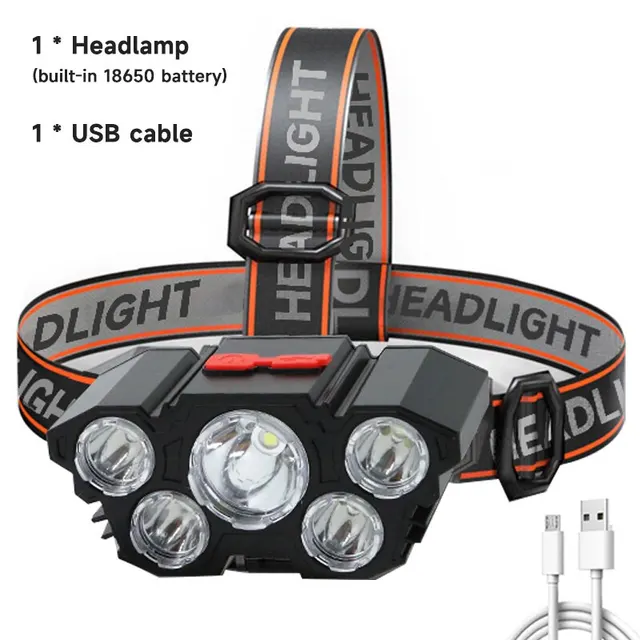 5LED headlamp