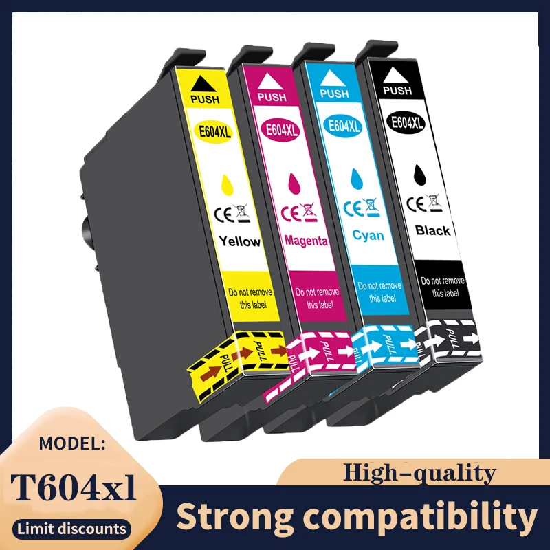 

Совместимый картридж с чернилами 604XL T604XL T604 604 для принтера Epson XP-2200 604 2205 3200 3205 4200 4205 2930 2950DWF