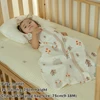 Baby Sleeping Bag 3-18 Months Summer Thin Kids Sleepwear Baby Sleepsacks For Boys Girls Cute Bear Print Anti-Kick Blanket 2