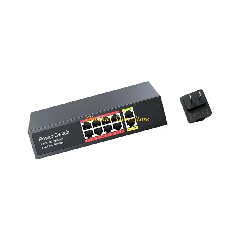A3PC 고속 이더넷 8 포트 48V 스위칭 범용 카메라 호환성 원활한 네트워킹 통합을 위한 금속 인클로저