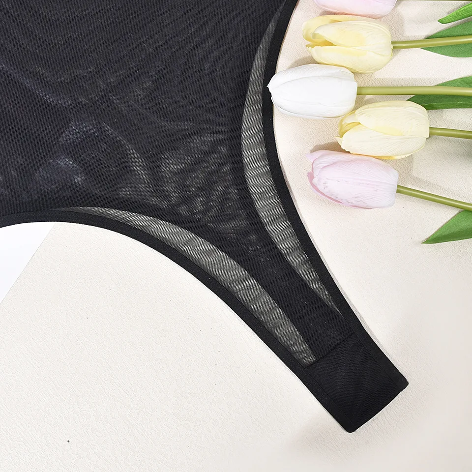 pureloli sissy Ellolace Lace Bodysuit Sheer Mesh One Piece Bright Body Women Solid Sexy  Top Crotchless Sissy Naked Tight Fitting Teddy Lingerie - AliExpress