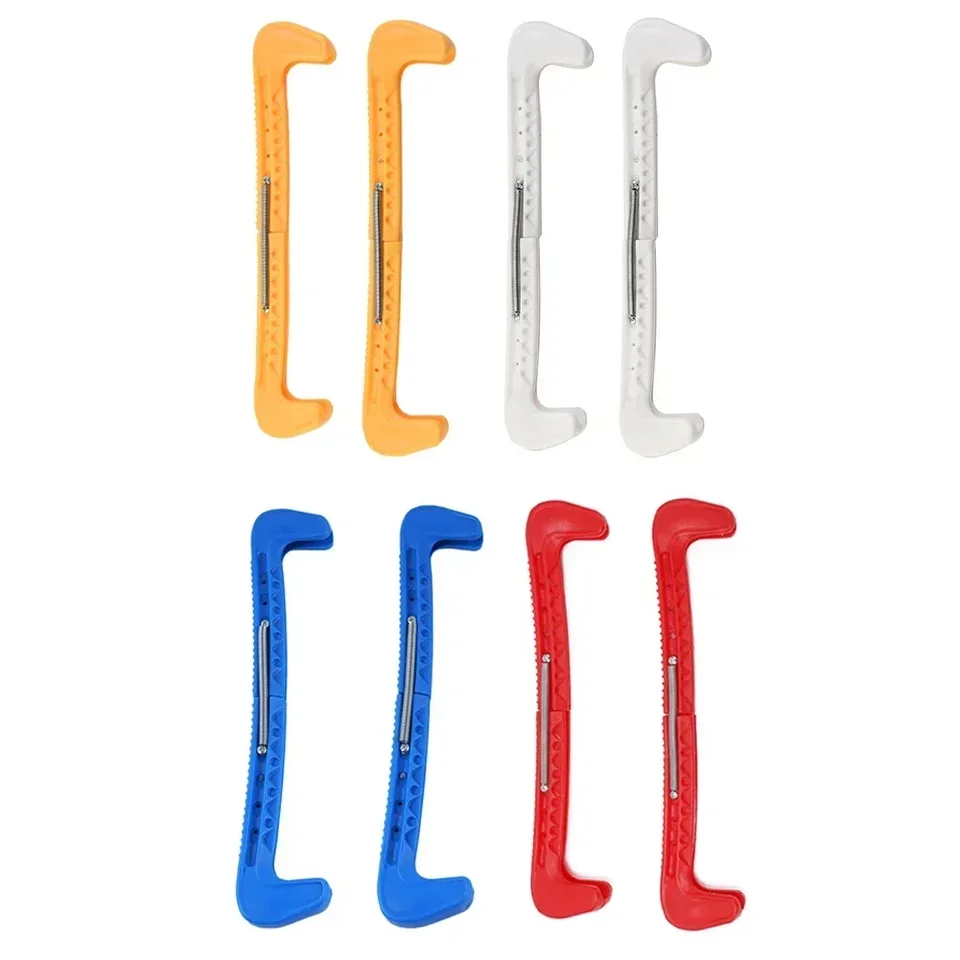 NyxSeat Paire De Housses De Protection Pour Patins à Glace Et Hockey - Blanc 30 Cm - Réglables Et Durables