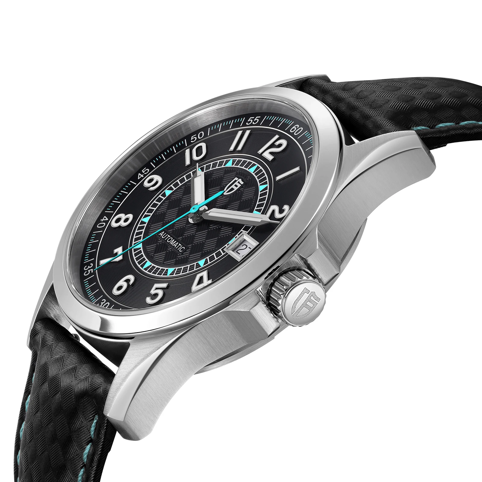 BERNY Mechanical Watches for Men Calendar Supper Luminous Automatic Movement Men's Watch Sapphire 10ATM Waterproof Easy Read