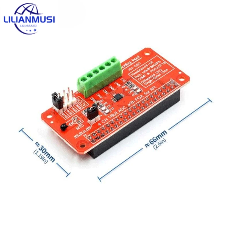 Modulo Ads1115-Adc Per Raspberry Pi 3 / 2 / B + Nk-Shopping