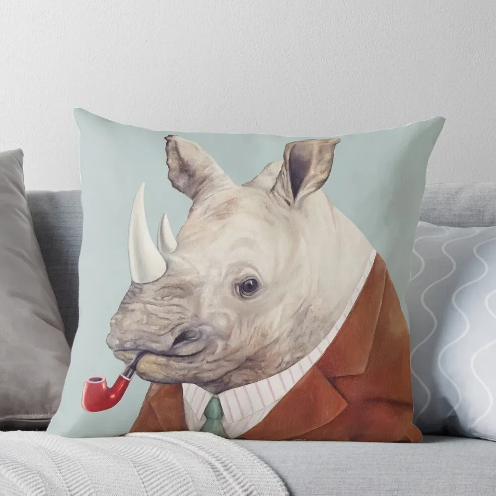 

Rhinoceros Throw Pillow pillowcases for sofa cushions Sofa Covers For Living Room Pillow Cases Christmas Pillow