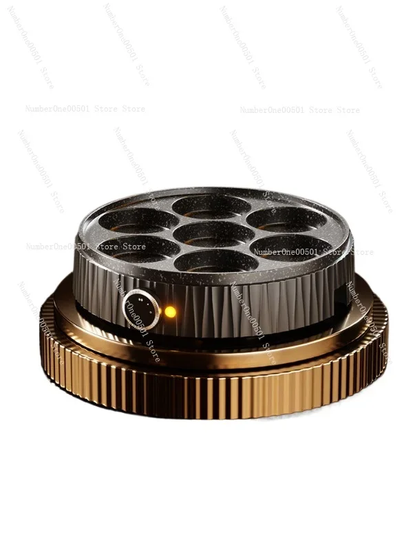 7구 계란 패티 메이커, 상업용 아침식사 조리기, 가정용 논스틱 전기 그리들