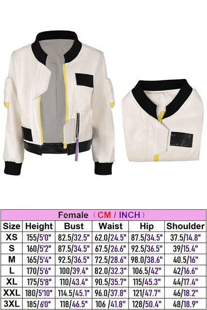 thumbnail image 1 of Valorant Deadlock Cosplay Chaqueta Disfraz Mujer Top Pantalones Trajes para Niñas Adultos Halloween Carnaval Fiesta Disfraz Traje de Juego de Rol, 1 of 5