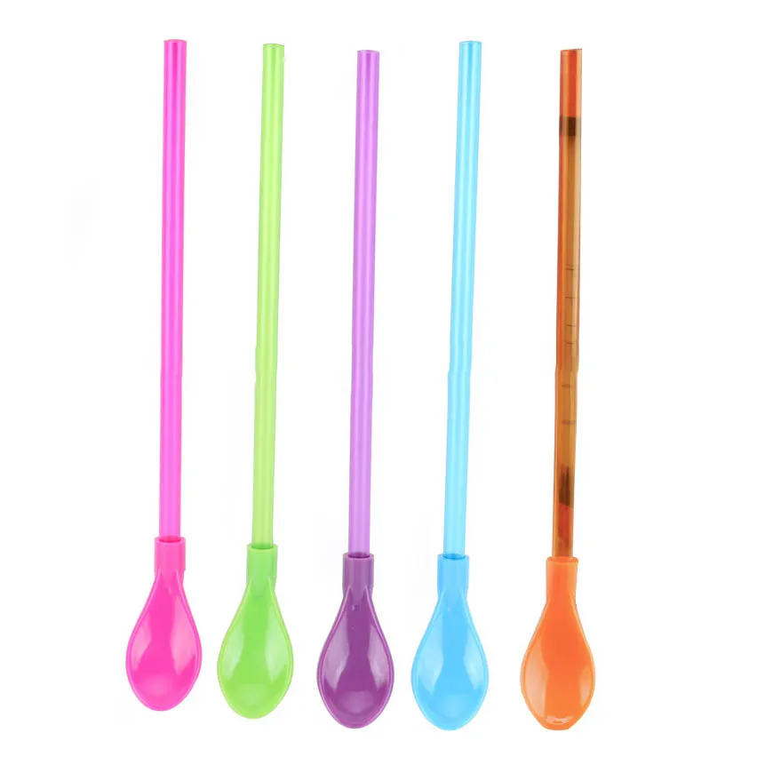 

5Pcs Kitchen Utensils PP +ABS Multi-function Household Supplies Tableware Stirring Spoons Ice Cream Spoon Long Handle