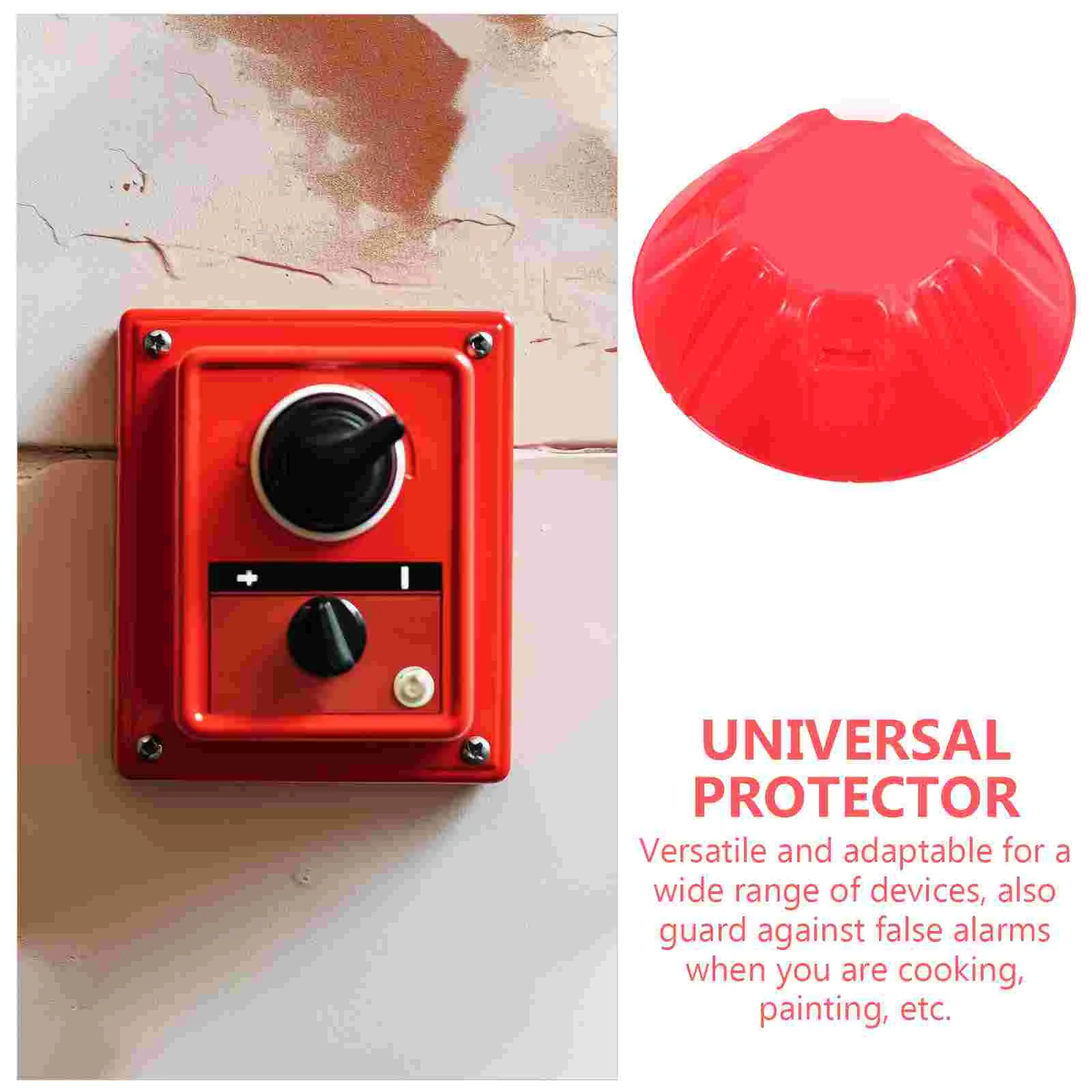 Alarm Dust Cover Smoke Covers Plastic Covering Plate Decorative Reusable
