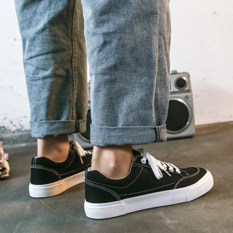 Spring Autumn Men Fashion Sneakers Casual Shoes Breathable Mixed Color Lace-up Designer Mens Shoes Sneakers Student Sports Shoes