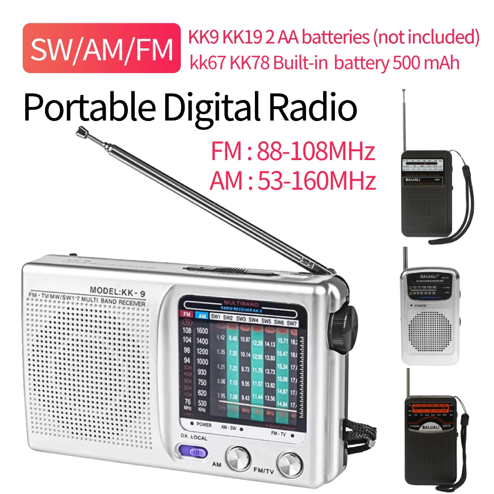 Dual Band Pocket Emergency Radio 1