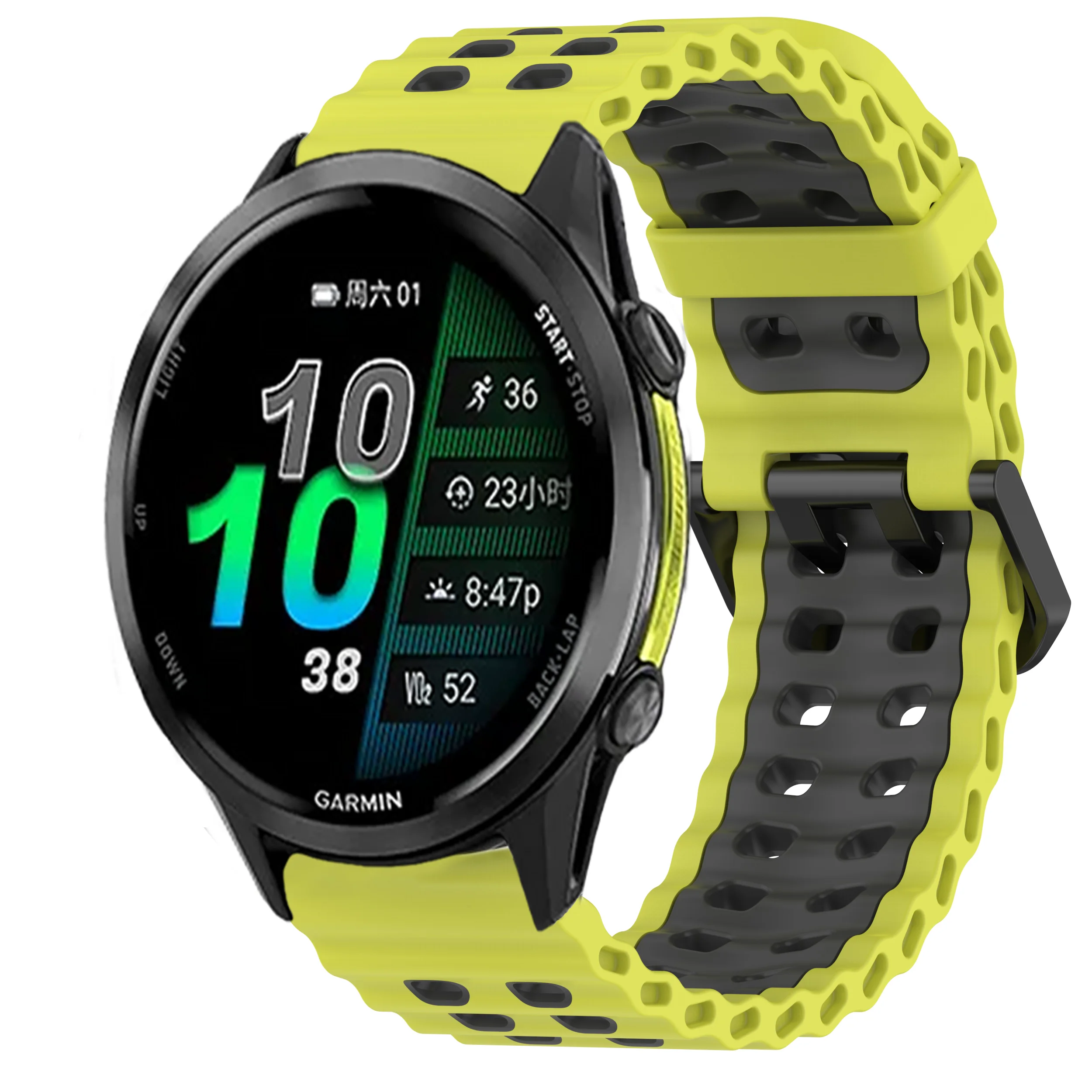 Premium 22mm Silicone Ocean Wristband