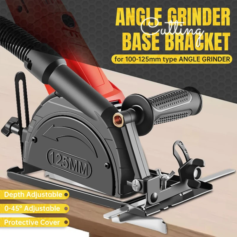 

Angle Grinder Holder Angle Grinder Bracket 45°Adjustable Angle Grinder Stand Angle Grinder Tool Base Hand Fixed Cutter Support