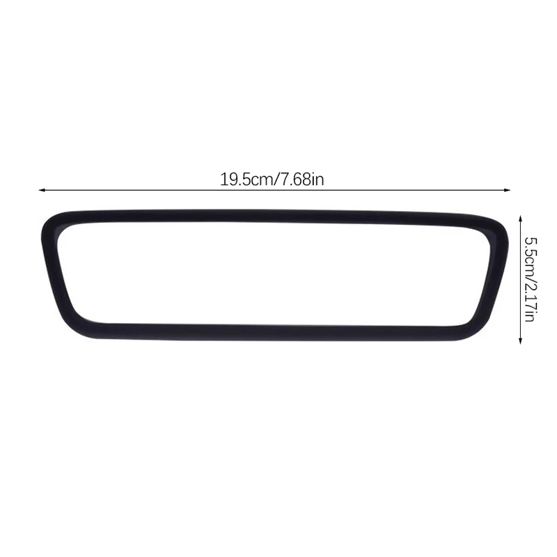 Silicone Rear View Mirror Protector Frame For Model 3 Y S X Center Console Accessories Interior Rearview Cover Rubber Case