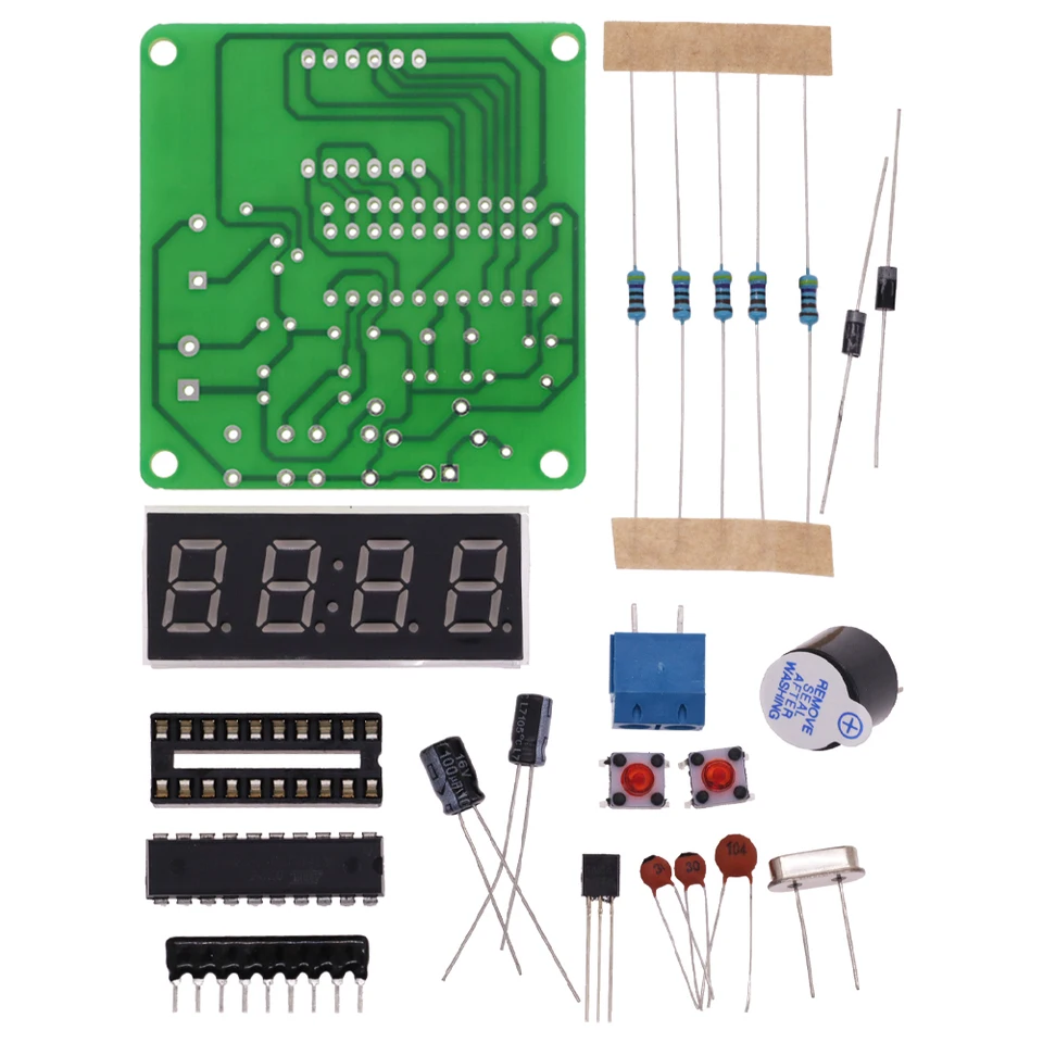 6 Bits Digitale LED Elektronische Uhr DIY Kits PCB Löten Übungsplatine AT89C2051 FR-4 Für Arduino Günstig Kaufen - Preis, Kostenloser Versand, Echte Bewertungen Mit Fotos