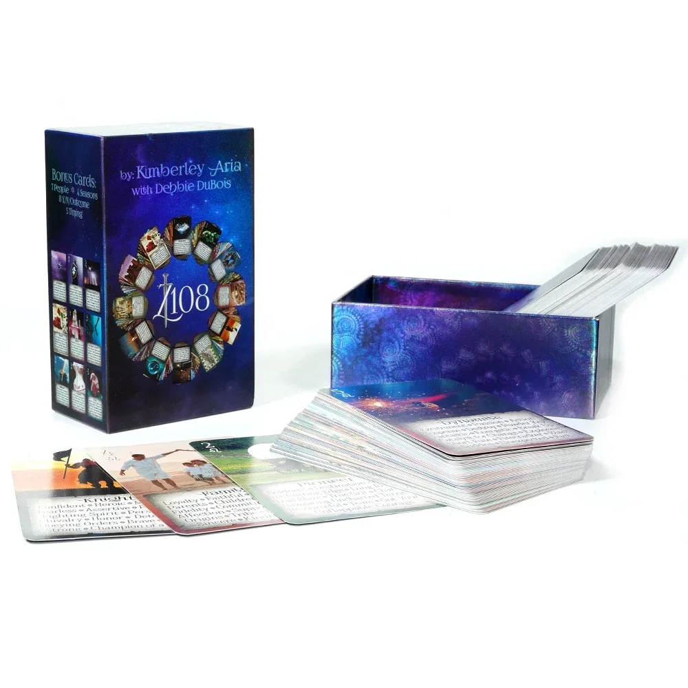 The iN2IT Zodiac 108 Oracle Deck w/Keywords 132 Oracle Cards Object Based Astrology Numerology Tarot Deck Ready Any Situation tarot cards,angel oracle cards