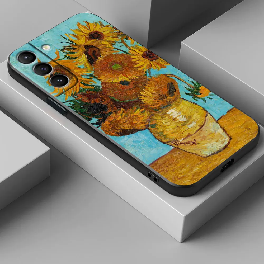 Van Gogh Art-Inspired Almond Blossoms & Sunflowers Phone Case