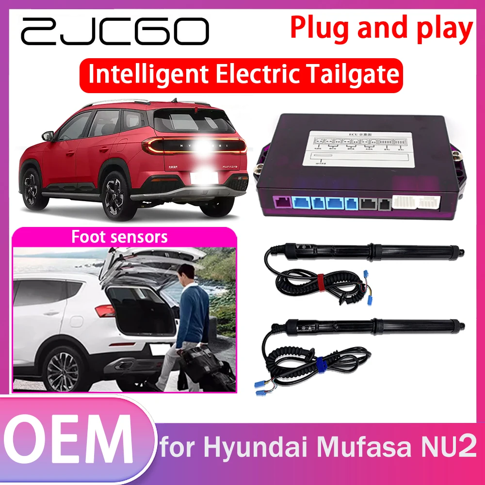 

ZJCGO Electric Tailgate Lift Drive Trunk Opening Tail Gate Lift Soft Close for Hyundai Mufasa NU2 2023 2024