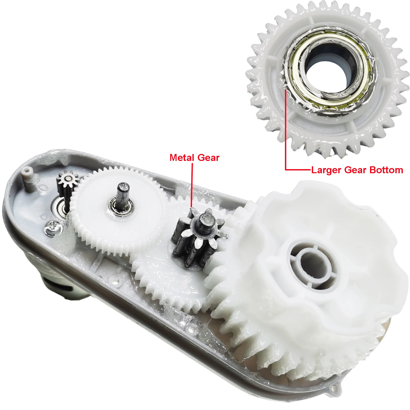 Ultra-High Power Motor and Gearbox for Children's Electric Cars, 24V 280W