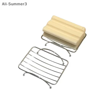 (YY)1 ชิ้น 2025 ที่วางสบู่สแตนเลสแบบใหม่ ทนสนิม ช่วยประหยัดพื้นที่ สำหรับห้องน้ำ ห้องอาบน้ำ ที่ใส่สบู่ อุปกรณ์เสริม 1