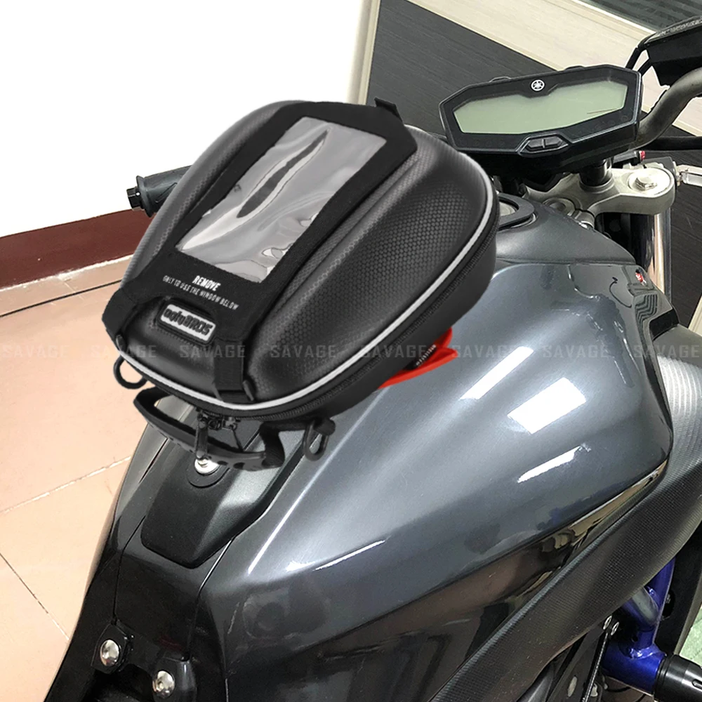 Tank Bag Luggage For YAMAHA MT07 FZ07 MT 07 FZ 07 2014- Motorcycle Phone Navigation Racing Tanklock Bags Waterproof