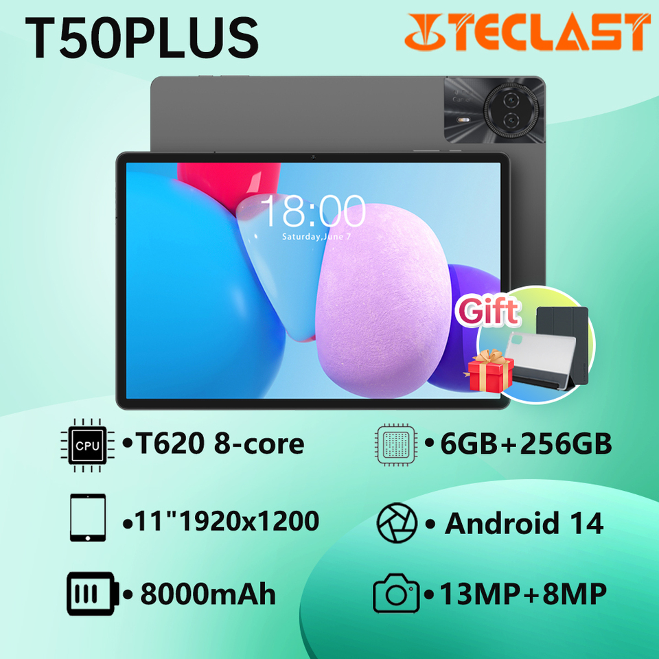 Teclast T50 PLUSTablet (unisoc T620 8-core 2.2GHz/6GB RAM/256GB ROM/11 inch 1920*1200iPS TDDI/WIFI5G/4G Dual SIM LTE/8000mAh/Typ