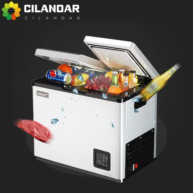 Car Refrigerator 18l Compressor Refrigeration Car Home Dual-use Freezer  Double Door Small Refrigerator Mini - Compact/portable Refrigerator -  AliExpress