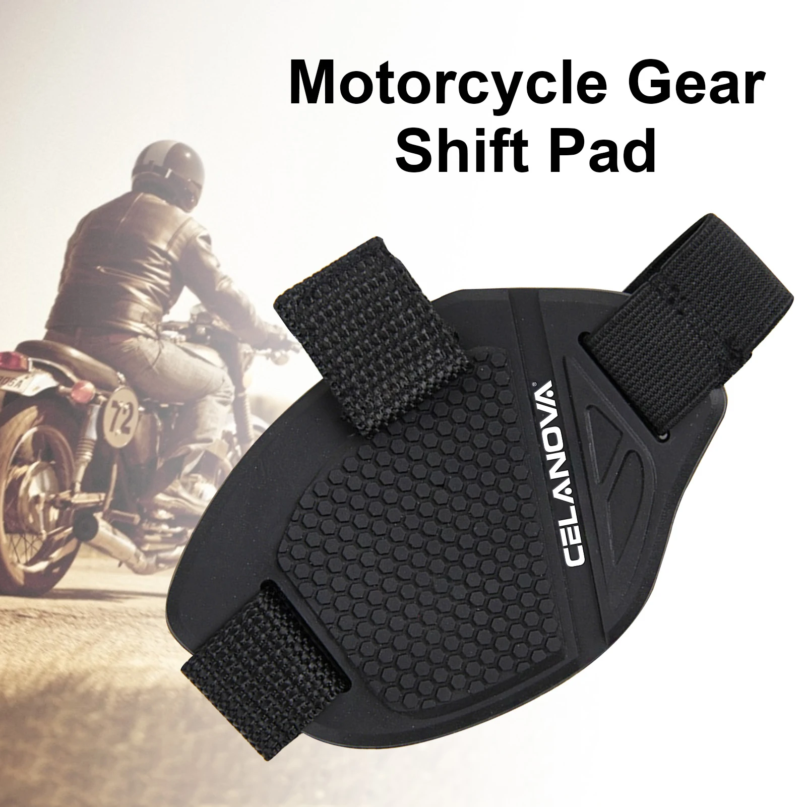 Motorcycle Shift Anti Slip Pad Rubber Boot Protective Cover Pad Shoe Cover Motorcycle Shoe Protection Adjustable Shifter motorcycle shift pad motorcycle shoe cover shoe covers motorcycle gear shifter accessories