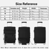 Thick Elastic Luggage Protective Cover Dust Cover Anti-Scratch Suitcase Covers Zipper Suit for 18-32 Inch Bag Pink Flower Series 2