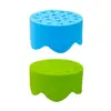 Vase Flower Grid Silicone Flower Arrangement Grid with Multi-holes Stem Holder Plant Fixation Wire Vase Bouquet Frog Arranger 6