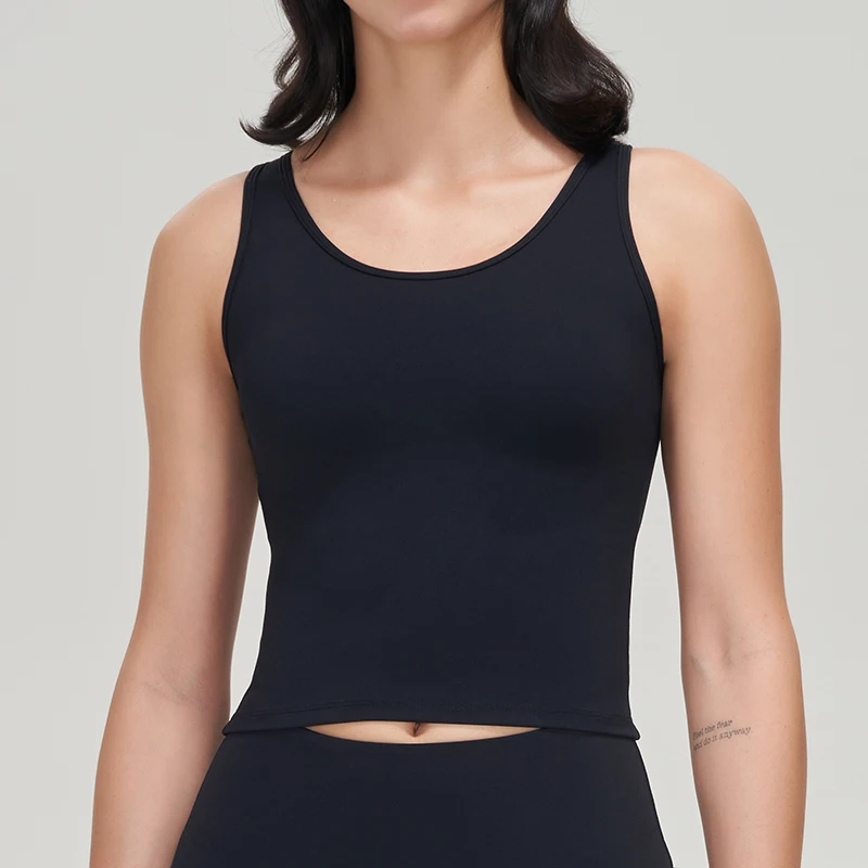 SOISOU Lycra Yoga Vests Gym Top Women Sports Bra Fitness Elastic Breathable Women vesten yelekler 7 Colors