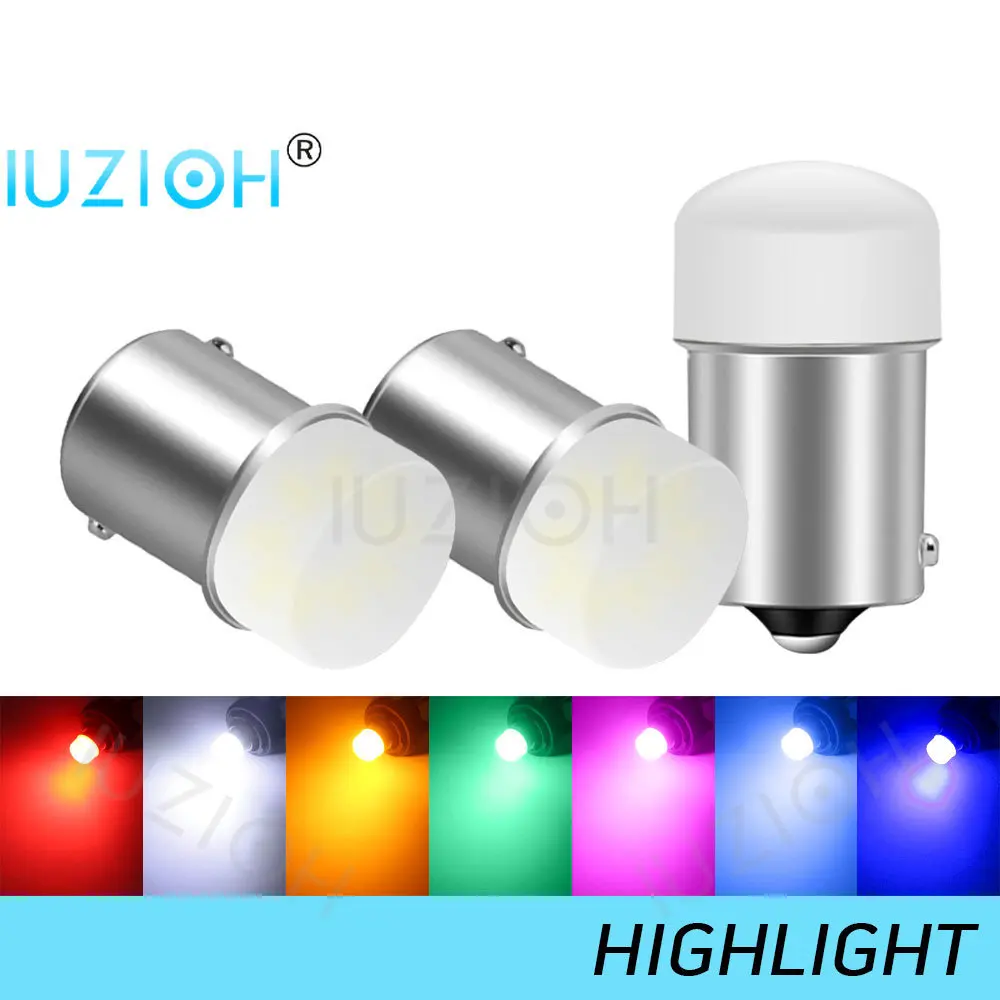 

IUZIOH 1x 24V 12V BA15S BAY15D 1156 1157 Strobe Flash Car Light P21W P21/5W Led Bulb Truck R10W Fog Brake Reverse Signal Lamp