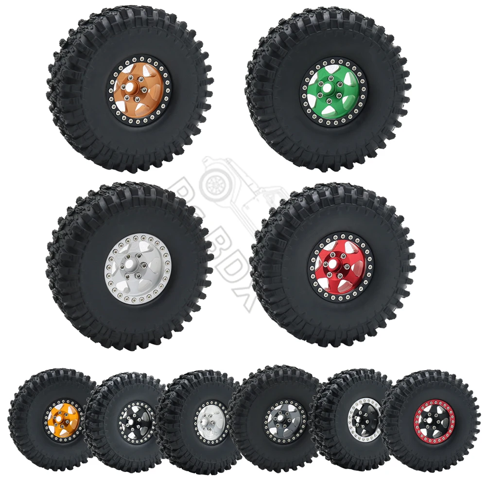Металлические 1,9 дюймовые колесные обода Beadlock для 1/10 RC Crawler Car Axial SCX10 II 90046 TRX-4 GRT 86010