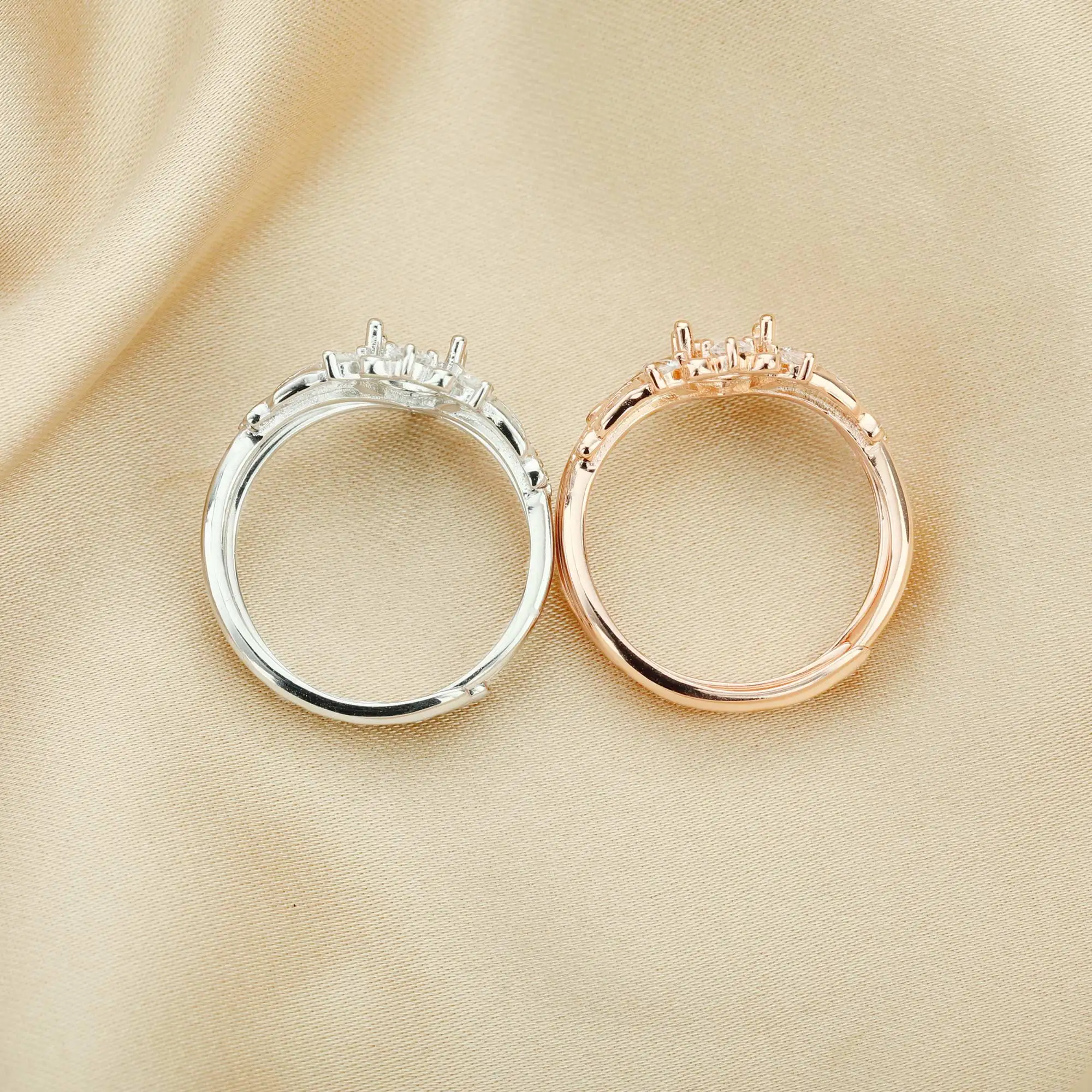 Tala By Kyla Promise Ring Silver 925 Sterling Silver Ring Set 6mm