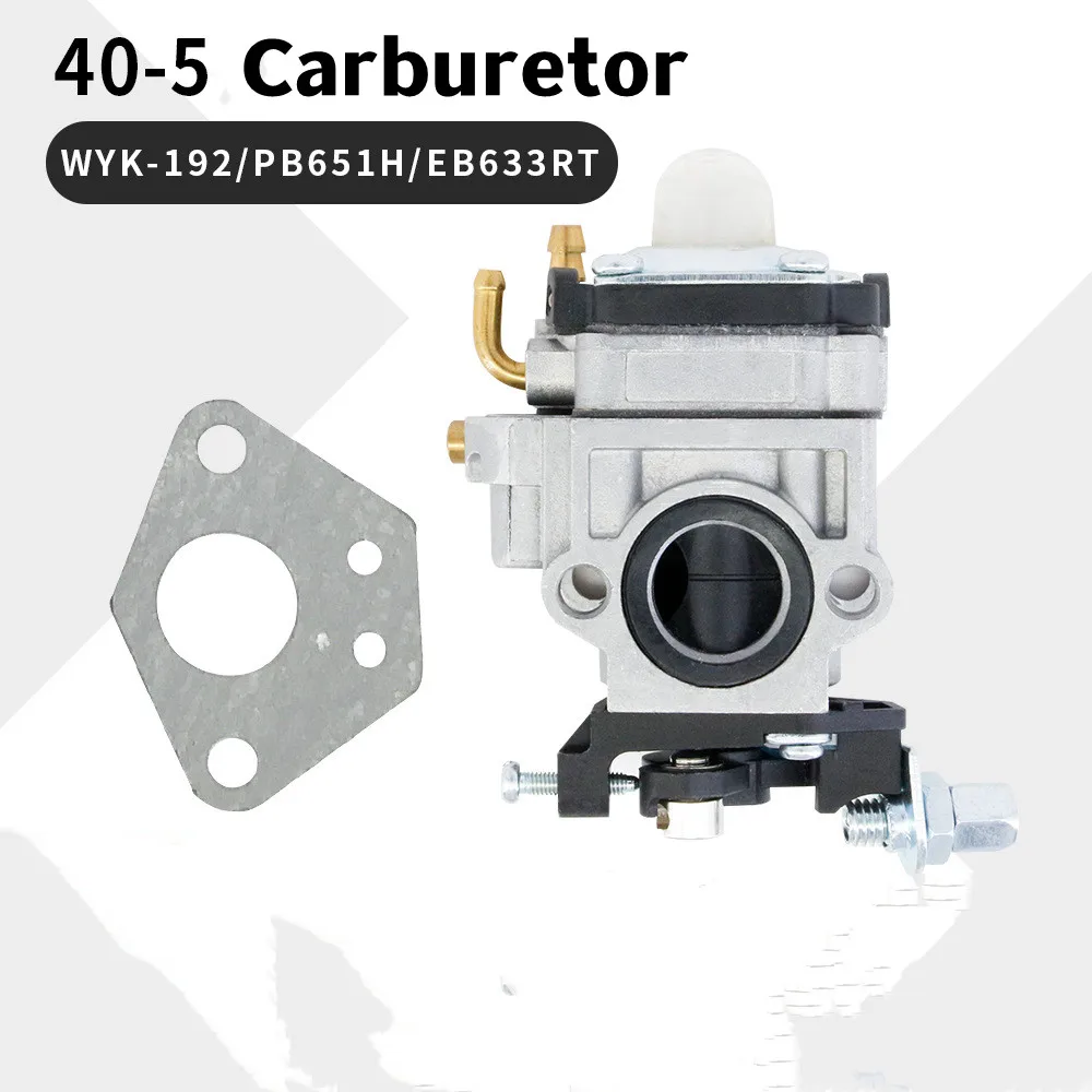 

1x New Carburetor Carb with Gasket Gasoline Grass Trimmer Accessories 40-5 MP15 40 43 49CC For PB651H PB755SH B633RT