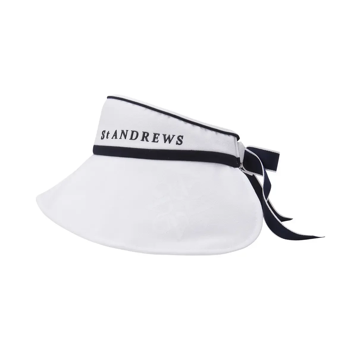 ST ANDREWS 2024 New Women's Golf Cap Outdoor Sports Shade Sun Protection Removable Ribbon Empty Top Cap 5
