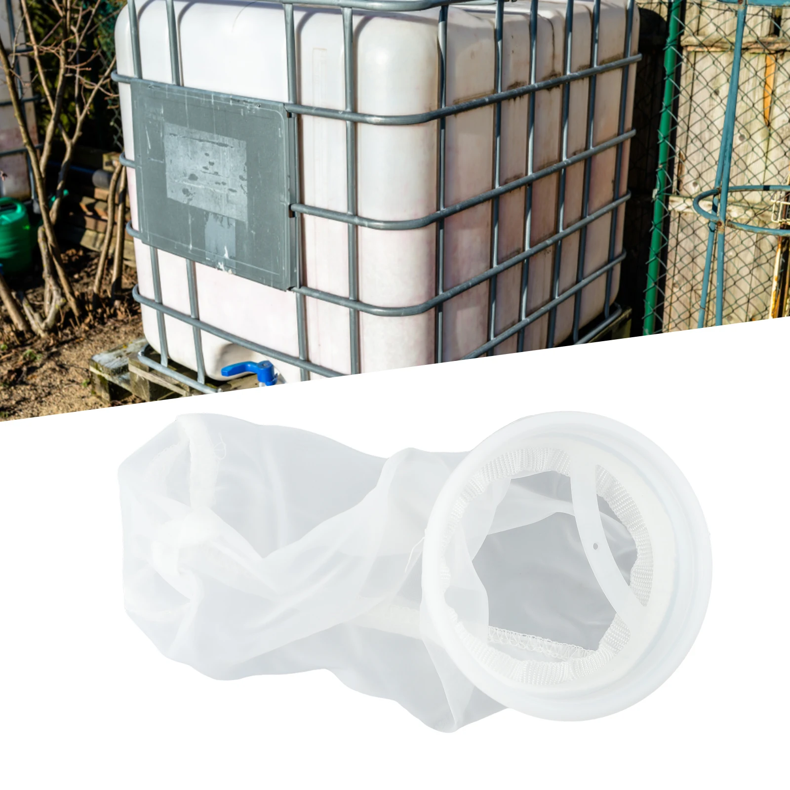 180 &deg; IBC Tank Cover With Washable Nylon Filter for 1000 Liter IBC Rainwater Tank With Cover Filter Accessories