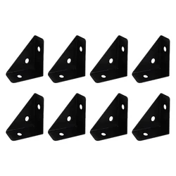Heavy - Duty Steel Reinforcement Angle Brackets - Durable Right Angle Support for Furniture (8pcs)