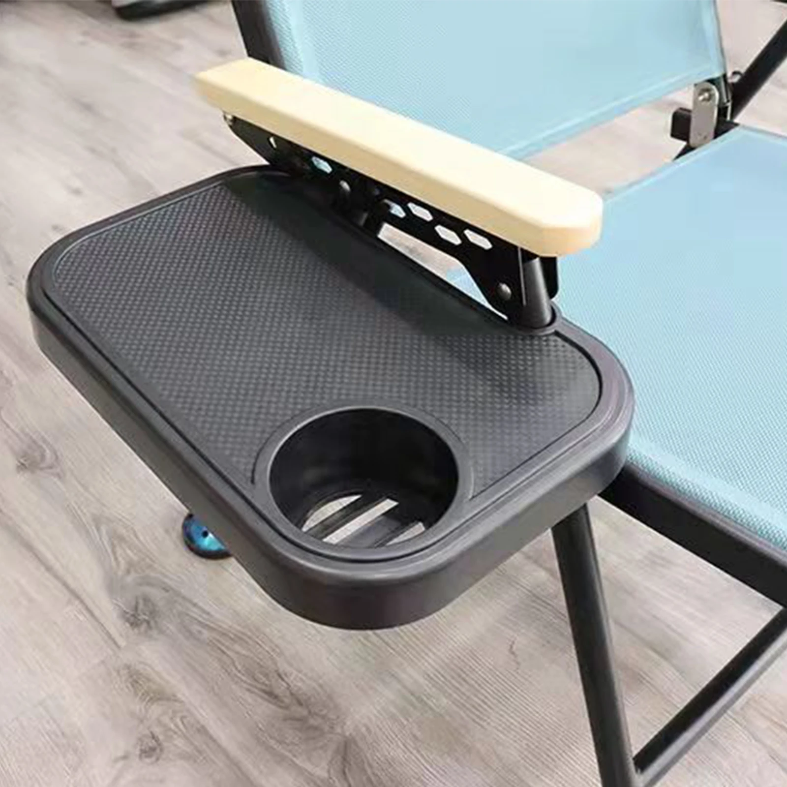 Cup Holder Tools Side Table Recliner Chair Clip Stand Accessories Folding Chair Tray for Outdoor Beach Garden Camping Leisure